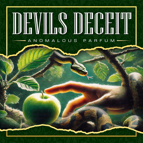 Devils Deceit - Apple, Oakmoss (Non IFRA Compliant), Ambergris, Bergamote, Bulgarian Rose & Jasmine Grandiflorum (Limited Edition of 100 Bottles) x 30ml