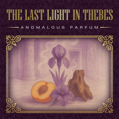 The Last Light in Thebes - Iris Galore, Apricot, Orris Root Tincture, Patchouli, Neroli (Afganistan), Sandalwood X Ambergris Maceration (Limited Edition of 30 Bottles Only)